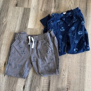 Carter's Blue and Gray Kids' Joggers with Prints